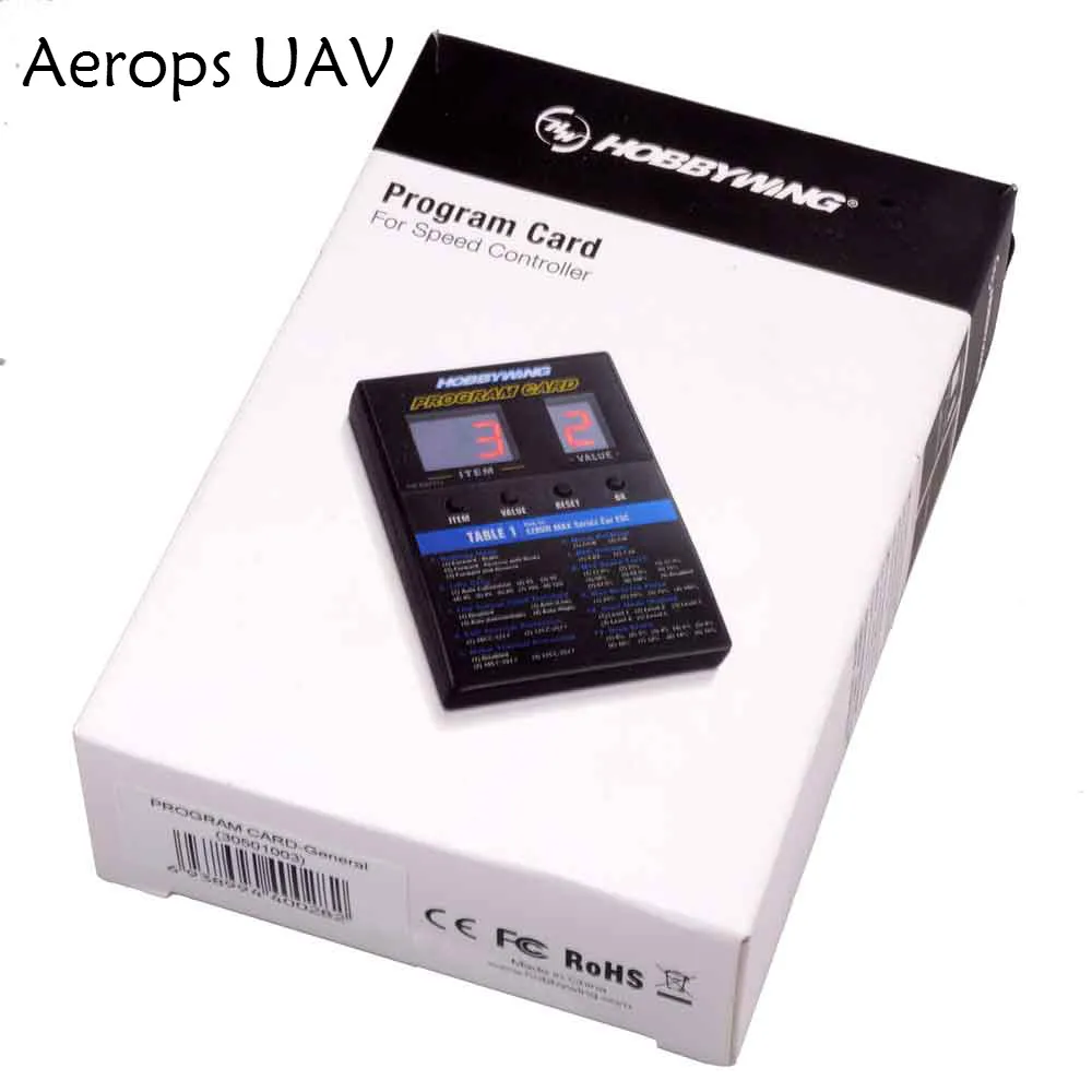 

Aerops Hobbywing Program Box For QuicRun / Ezrun / Xerun Series ESC