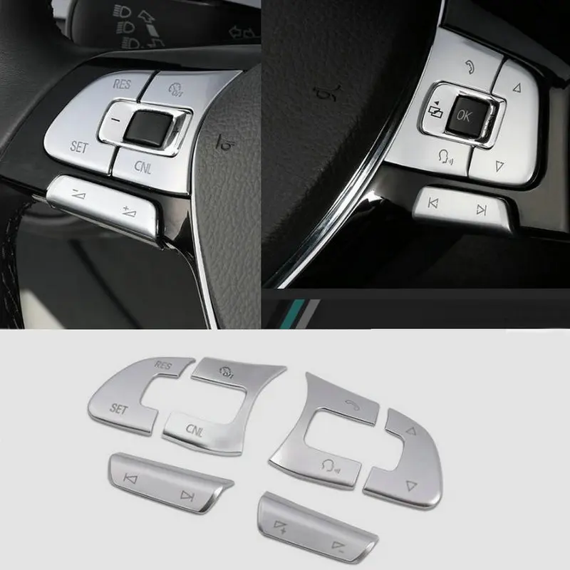 

For New CC Jetta Passat b8l Golf 7 Tiguan L Touran L Steering wheel key sequins Car interior decoration
