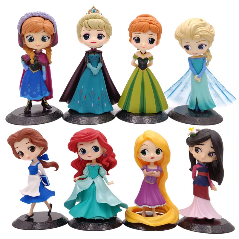 39 Тип Q Posket Frozenn Queen Эльза и Анна С героями мультфильмов: белоснежкой Софией