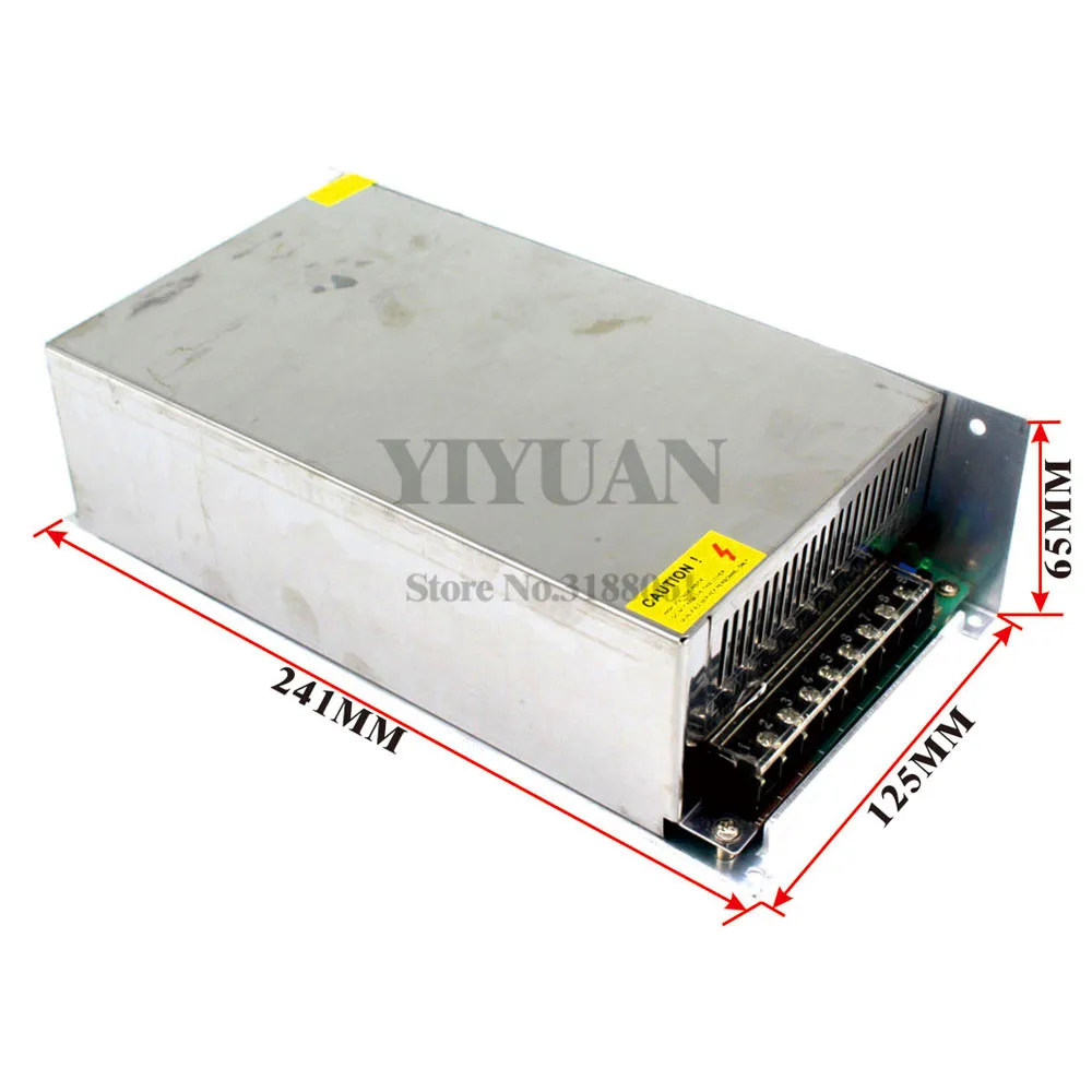 Высокомощный импульсный источник питания 15 в 40 А 600 Вт переменного тока с одним