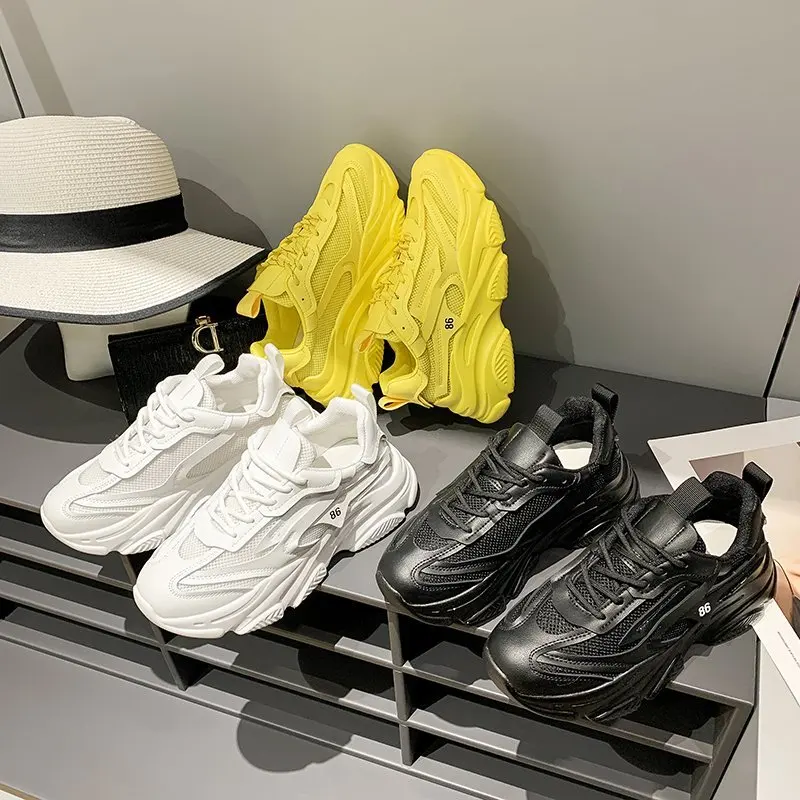 

2021 New Fashion High-quality Comfortable Outdoor Leisure Sports Vulcanized Shoes Breathable Thick-soled Ladies Classic