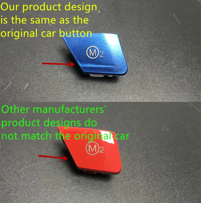 Кнопка переключения режима на руль автомобиля M1 M2 для BMW M3 M4 M5 M6 X5M X6M F80 F82 F83 F10 F15 F16