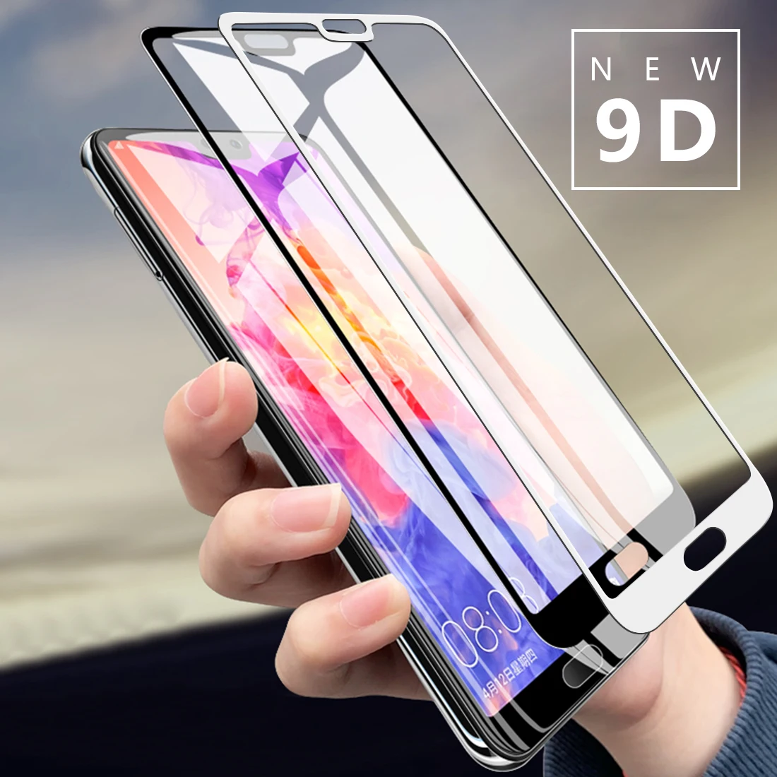 9D пленка из закаленного стекла для Huawei 2019 Y5 Y6 защитная на весь экран 2018 | Мобильные
