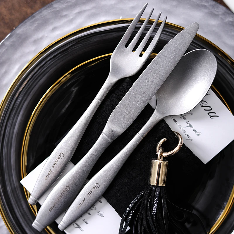 Пномпень черный серый набор стеклянных тарелок ланч-торт фруктовая закуска