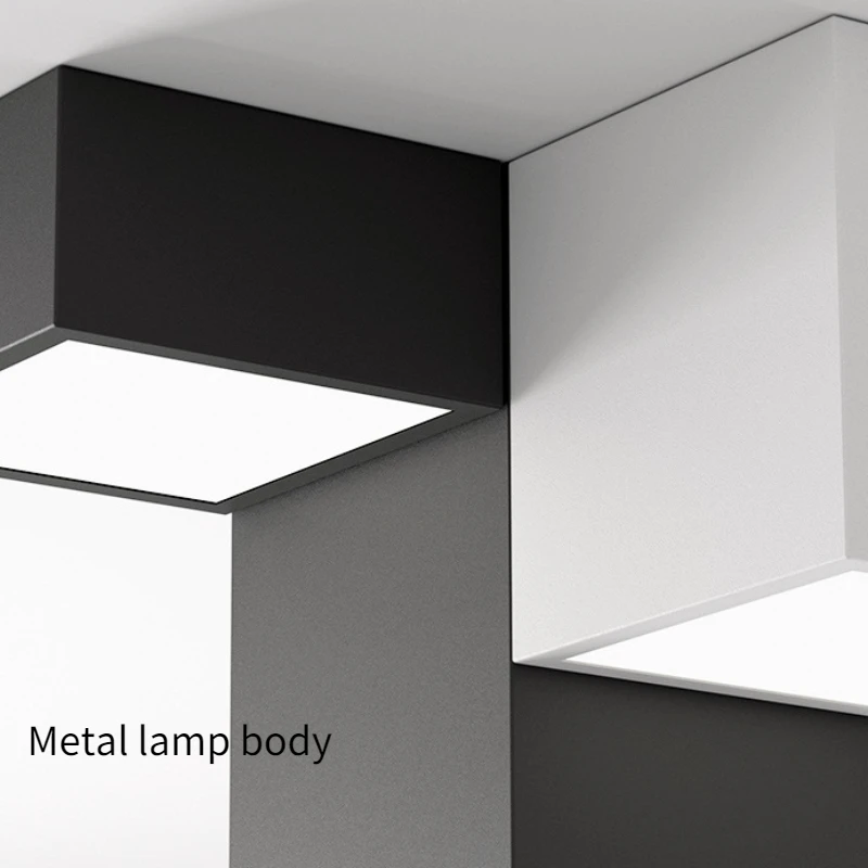 Минималистичные комбинированные металлические потолочные лампы в