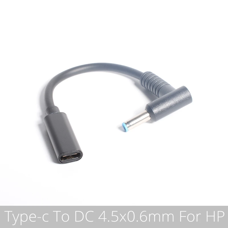 USB Type C Female to 4 5*3 0 мм штекер постоянного тока конвертер для ноутбука зарядный