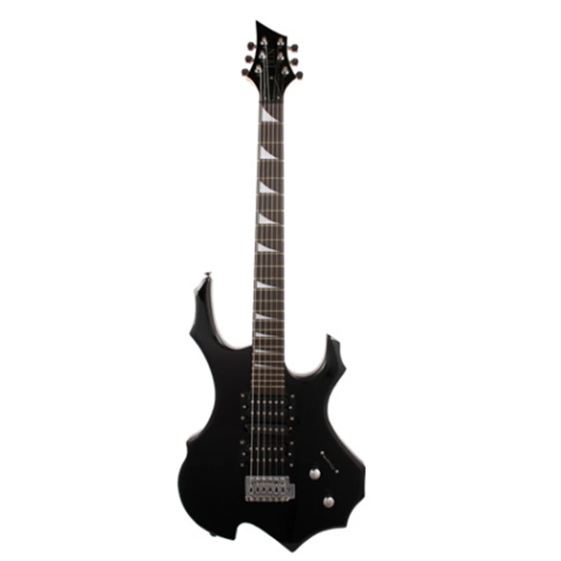 

6-струнная электрическая гитара с кленовым пламенем, 38 дюймов