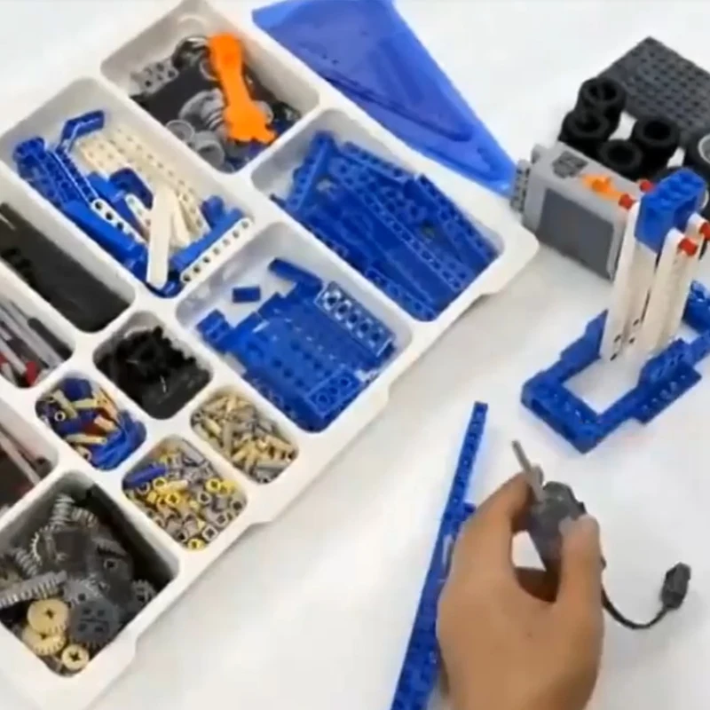 Technic power Machinery обучающий инструмент электрические строительные блоки умный робот