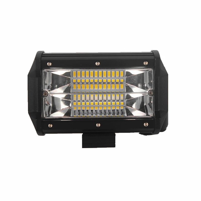 

1 Piece Double Rows 5 inch Car LED Bar Light 72W 6000K Flood Lamp for Off-road 4WD SUV Trucks Trailer 4x4 ATV Excavator Cars 12V