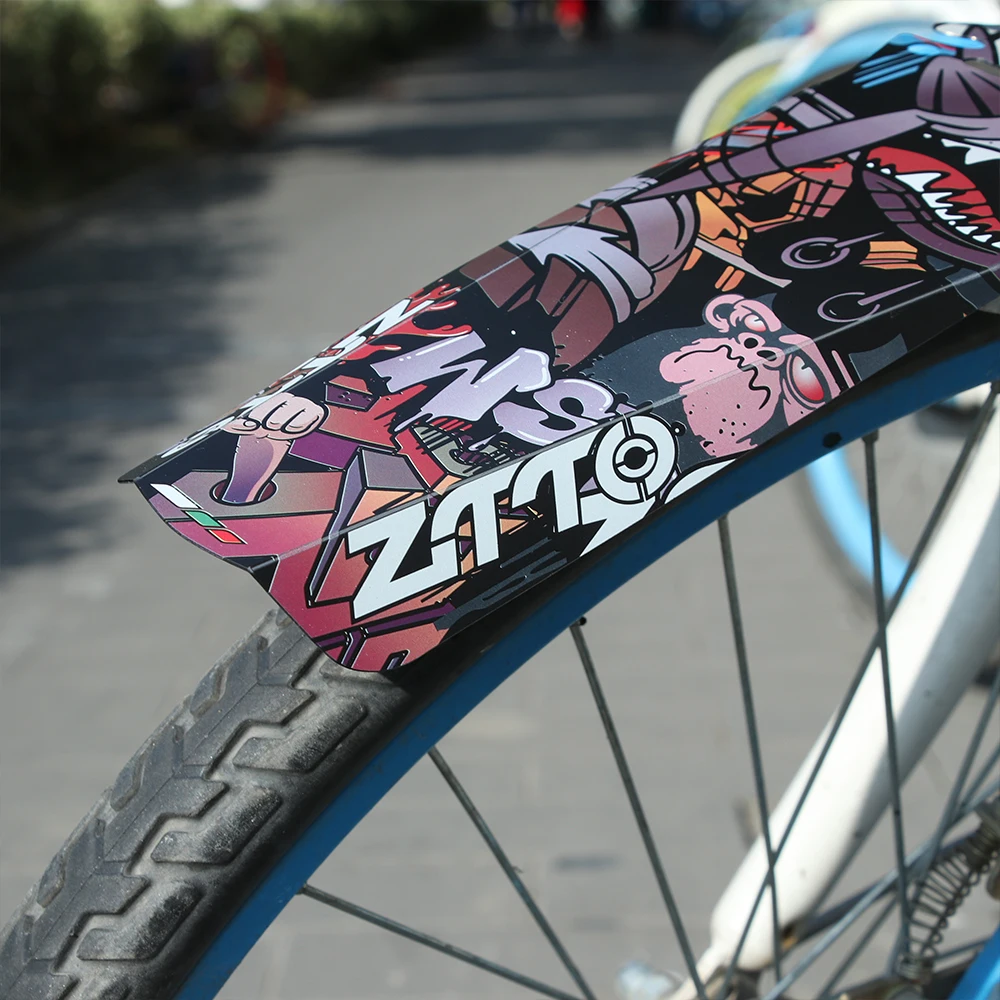 Переднее/заднее крыло для горного велосипеда цветной рисунок 1 шт. | Спорт и