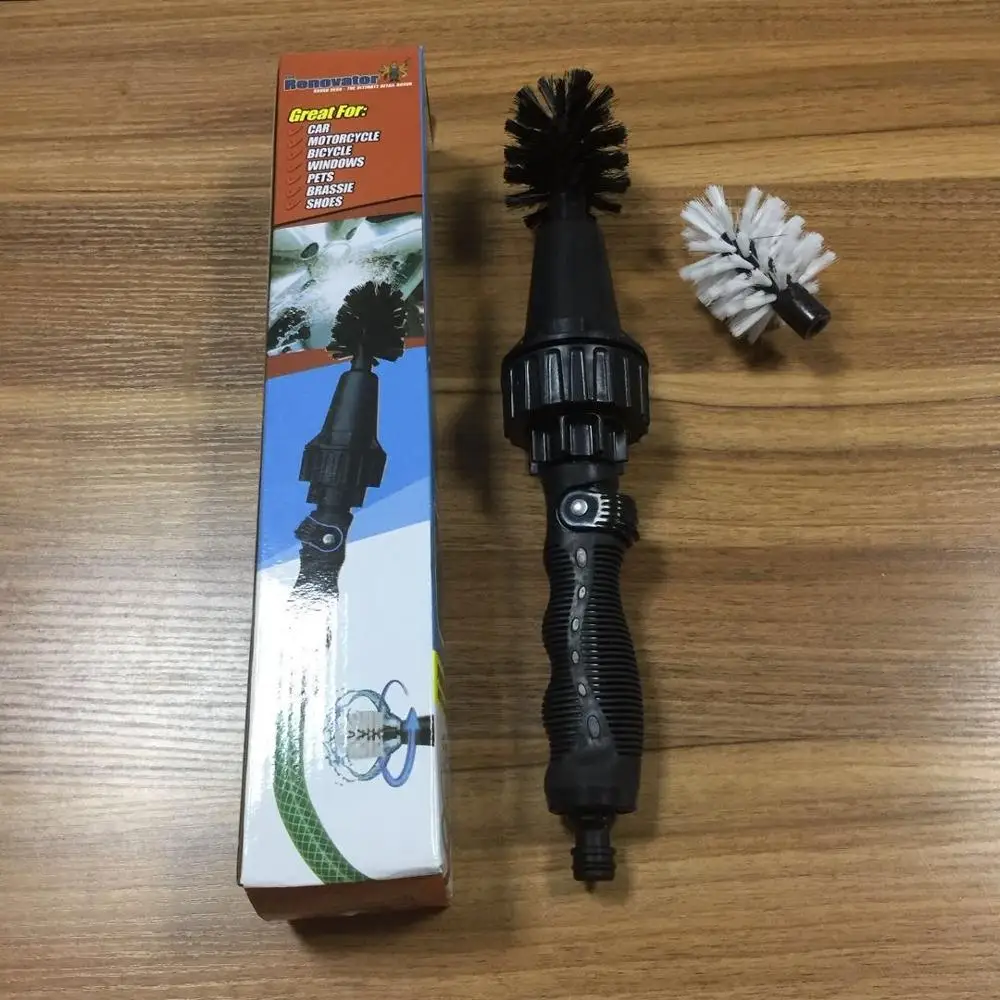Вращающаяся на 360 градусов щетка Hero военный класс с водным приводом роторная щетка для очистки артефакт ручная Водоструйная щетка Прямая поставка