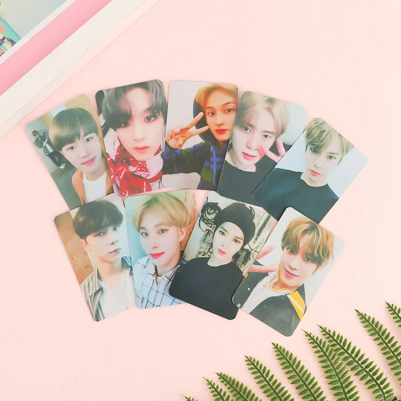 9 шт./компл. KPOP NCT 127 NCT U фото плакат в виде карты Lomo карты самодельные бумажные HD фотостудии игрушек, для подарка, для фанатов