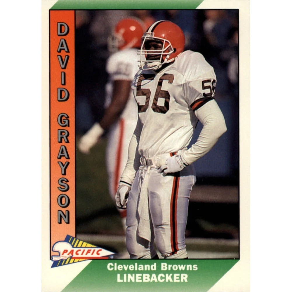 Pacific 1991 NFL PRO Коллекционная карточка американский футбол №78 David Grayson | Игрушки и
