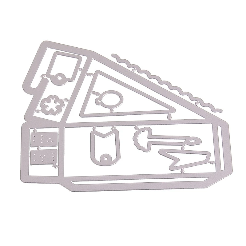 Metal Cutting Dies Candy Gift Wedding cake Box For Scrapbooking Embossing Decorative Crafts Diy Paper Cards New | Дом и сад