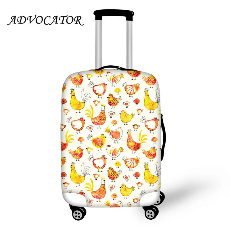 ADVOCATOR Chook With Floral Pattern Elestic Dust Waterproof Travel Luggage Cover For 18-32 Inch Protective Suitcase Covers