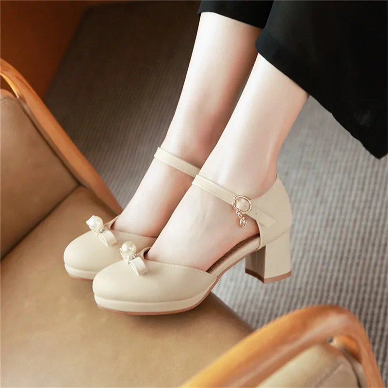 Кроссовки женские из ПУ кожи на высоком каблуке с бантом | Мать и ребенок