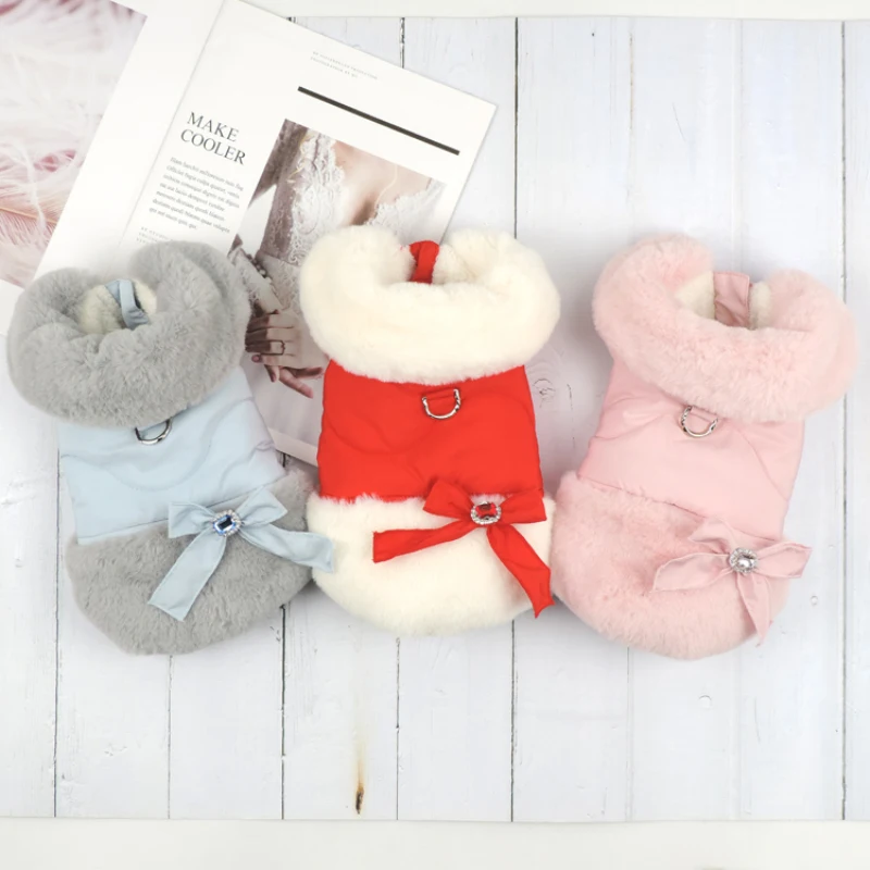 Куртка для маленьких собак зимняя одежда кошек чихуахуа щенков йоркширских