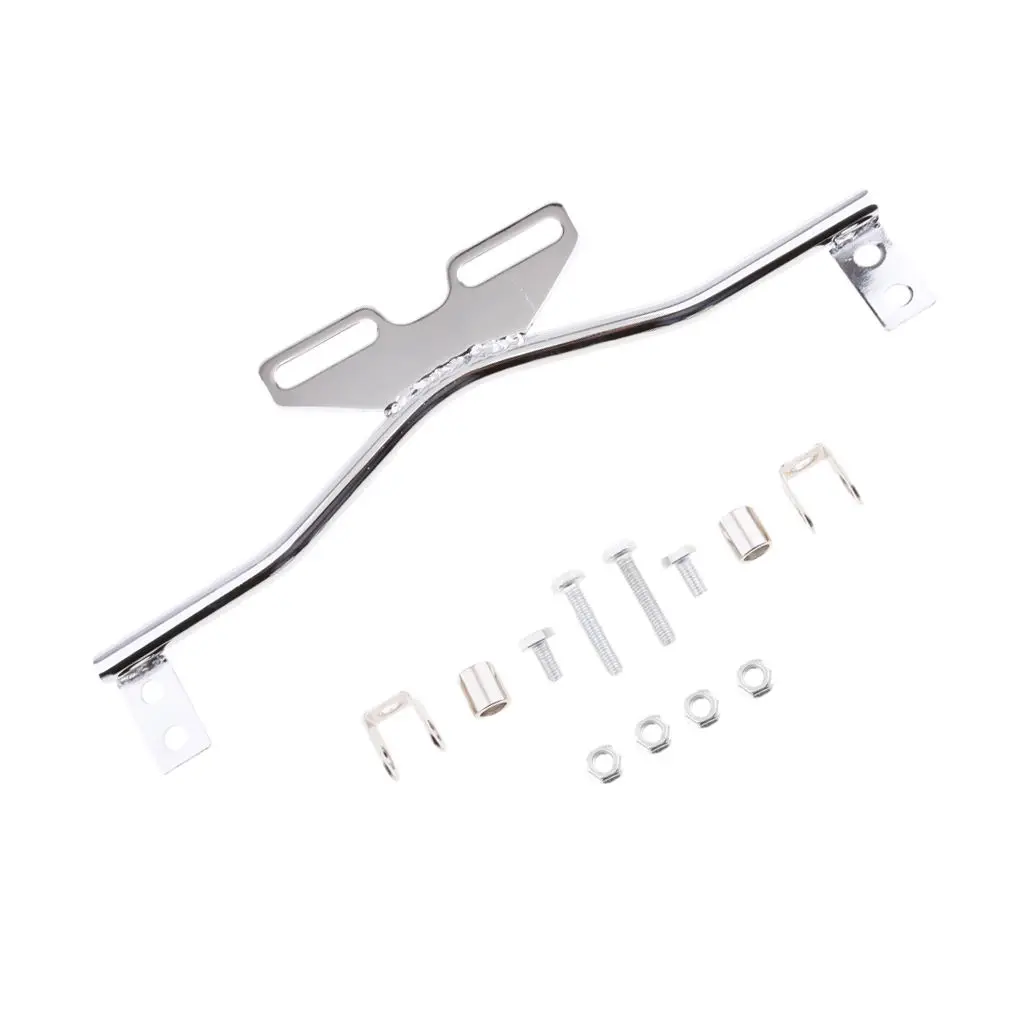 

Motorcycle Light Bracket Fog Turn Signal Light Bracket Bar For Silver