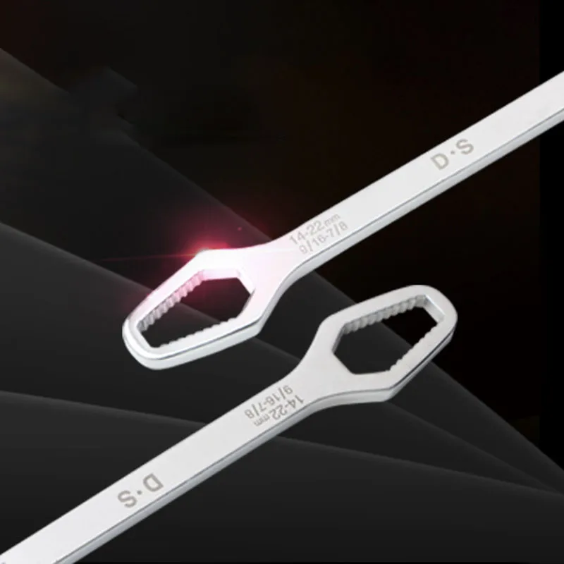 Универсальный ключ Torx регулируемый гаечный для очков 8-22 мм с храповым механизмом