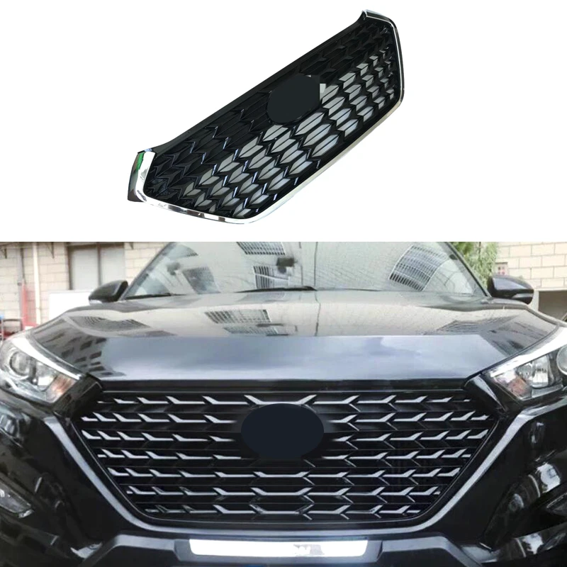 Для Hyundai Tucson 2015-2018 Fusion Racing решетка гриля Передняя маска решетки подходят для Mondeo