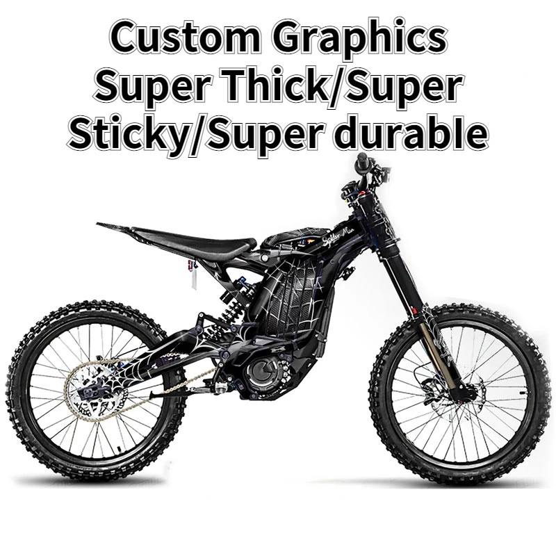 

For SURRON Custom Stickers Light Bee X Electric Off-road Bike Dirtbike Decorative Self-adhesive Moisture-proof Thick SUR-RON