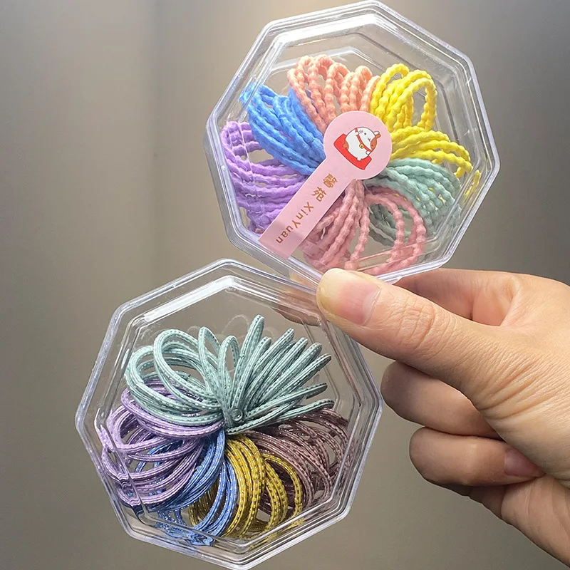 

Children's Elastic Rubber Band Female Hair Tie High Elasticity Baby Hair Band Head Rope Hair Ring Accessories for Kid