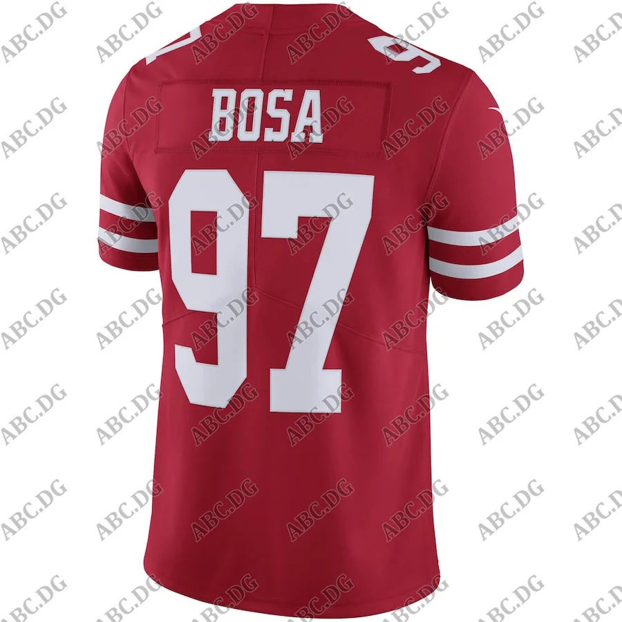 

Customized Stitch Men Women Kid Youth San Francisco Nick Bosa Scarlet Vapor Limited Jersey 4XL 5XL 6XL
