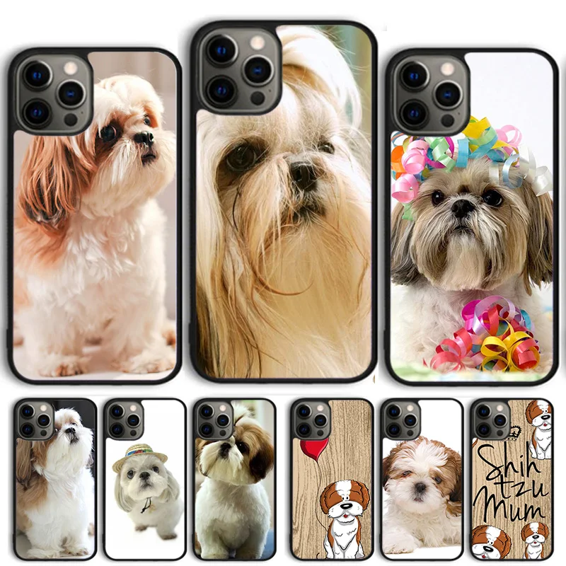 Чехол для телефона Shih Tzu Shitzu с изображением щенка для iPhone 15 14 13 12 Pro Max mini 11 Pro Max XS XR 6S 7 8 Plus SE 2020