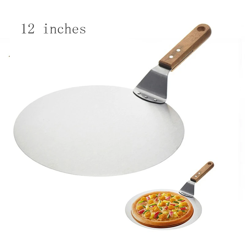 

12 Inch Pizza Shovel Baking Tool Pizza Tool Pizza Transfer Stainless Steel Cake Shovel Pizza Tools