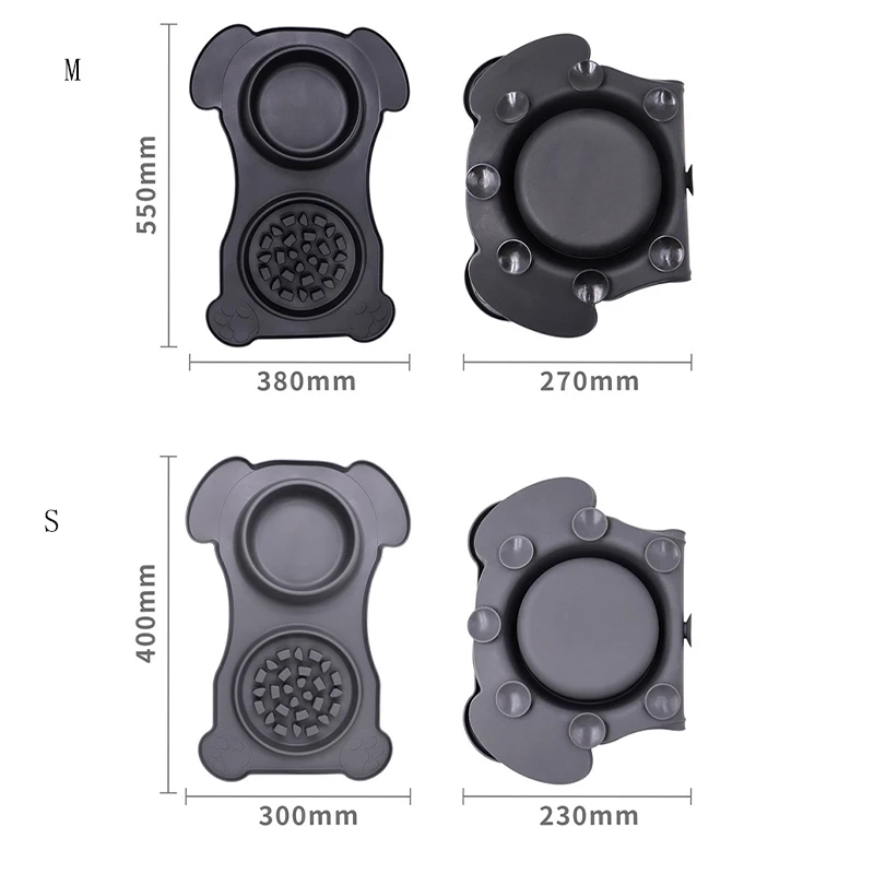 

Dog Bowl Slow Feeder Water Bowls Non-slip Pet Eco-Friendly Non-Toxic Cat Bowl No Choking Silicone Mat Puppy Dish Supplies