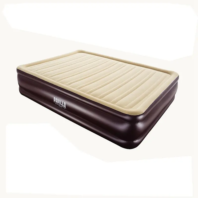 Надувная кровать двойной бытовой складной надувной матрас один утолщенный