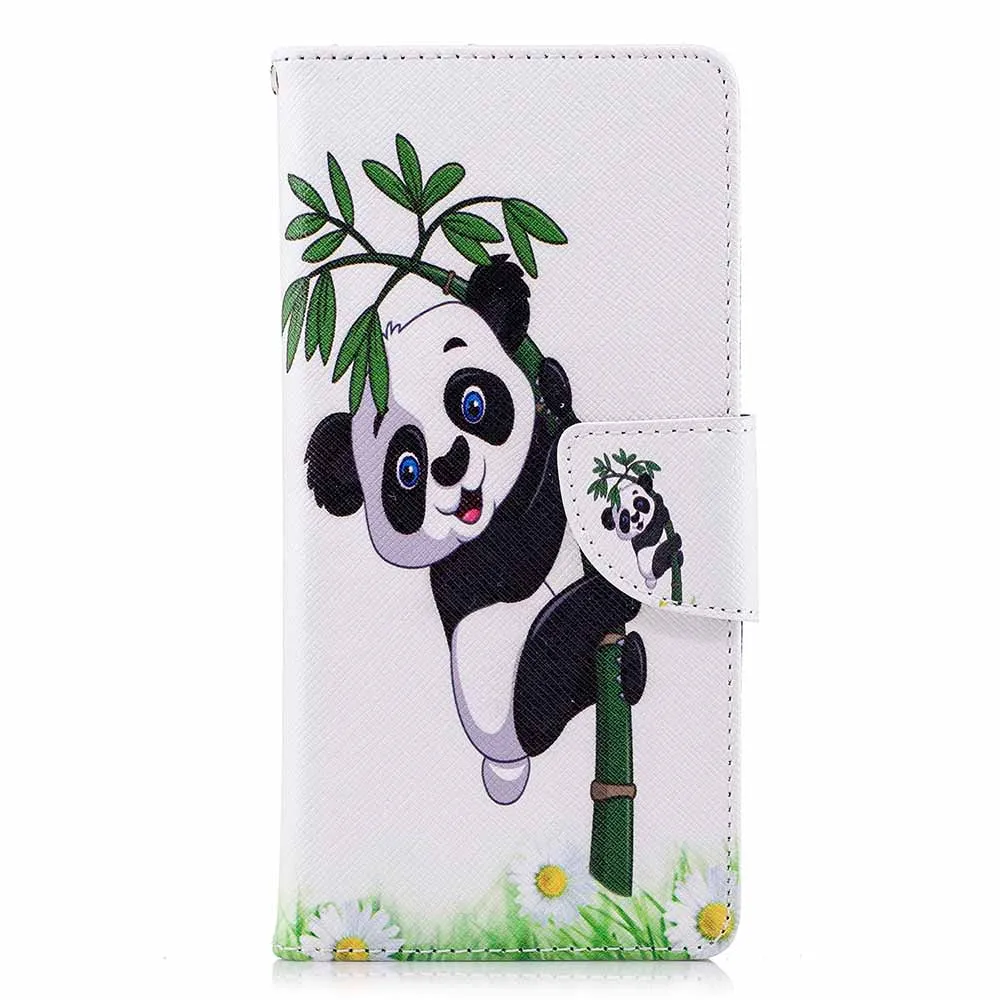Чехол для iPhone 11 Pro Max Fundas с откидной крышкой из искусственной кожи, силиконовый чехол для iPhone XS X XR 8 7 Plus 6 6S 5 5S 6Plus 7 Plus, задняя крышка - Цвет: Panda Bamboo