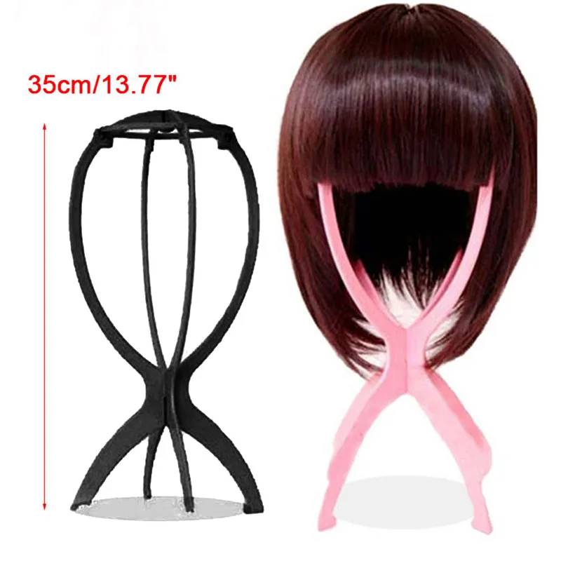 

Folding Wig Stand Hat Display Wig Head Holders Mannequin Head Stand Portable