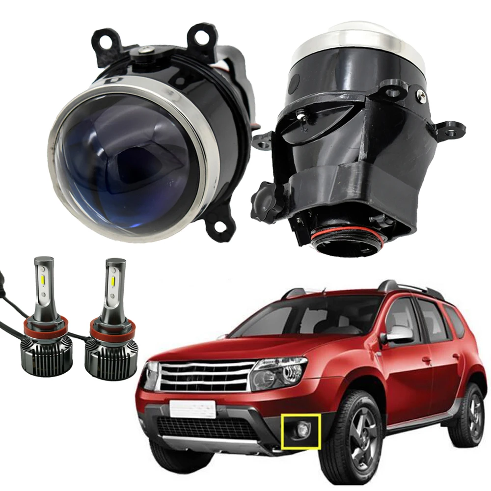 Ксеноновые противотуманные фары HID 2 шт. линзы проектора для модификации Renault Duster