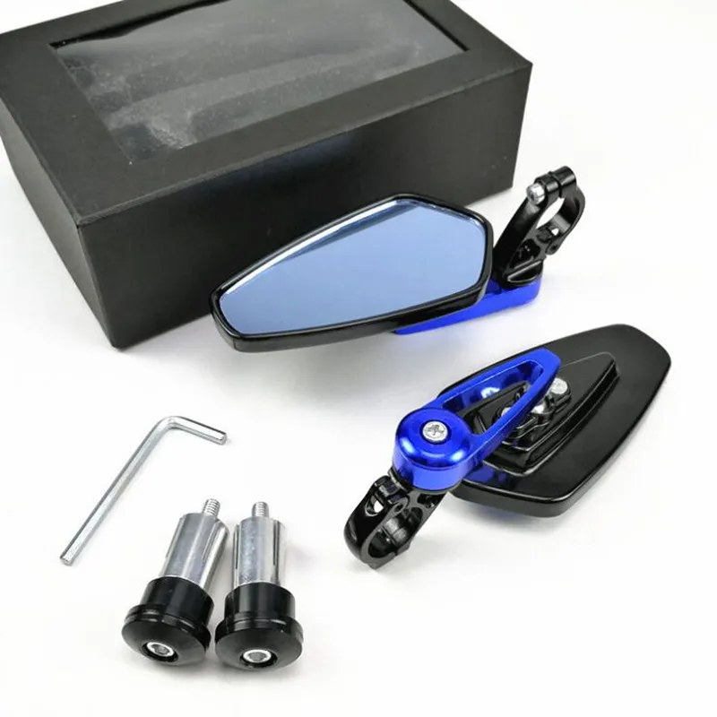 

Universal 7/8" 22mm Motorcycle handlebar rearview mirror For YAMAHA YZF R1 R3 R6 R25 JOG TMAX 500 530 YBR 125 KAWASAKI Z800etc.