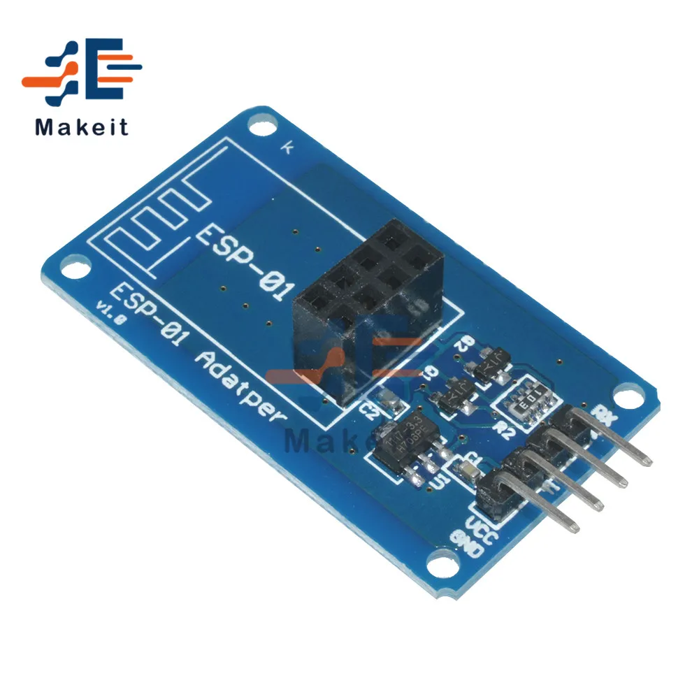 ESP8266 ESP 01 01S серийный WI FI Беспроводной модуль адаптера 3 V 5V ESP01 ESP01S для Arduino
