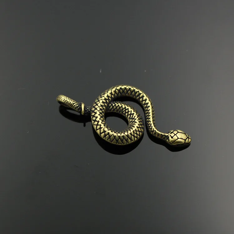 Сделай Сам кожевенное ремесло брелок Шпагат ожерелье с подвеской в виде змеи