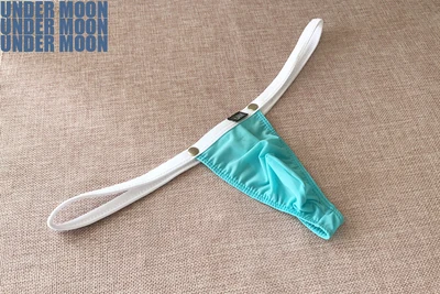 Ice Silk, для мужчин новые декоративные пуговицы стринги карман сексуальные мужские T брюки полупрозрачные Мужское нижнее белье