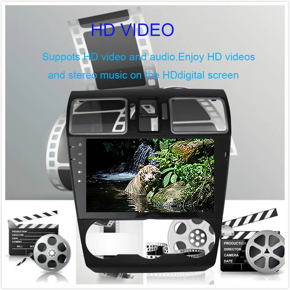 9&quot Octa Core GPS Navigation Head Unit Android 10.0 Car Radio For Subaru Forester 2015-2022 Multimedia Player Support Steering |