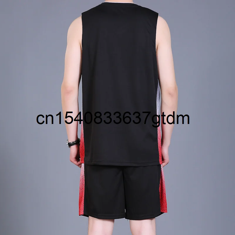 

Thin quick drying sports suit men's loose basketball suit plus fat oversize short sleeve fat shorts suit