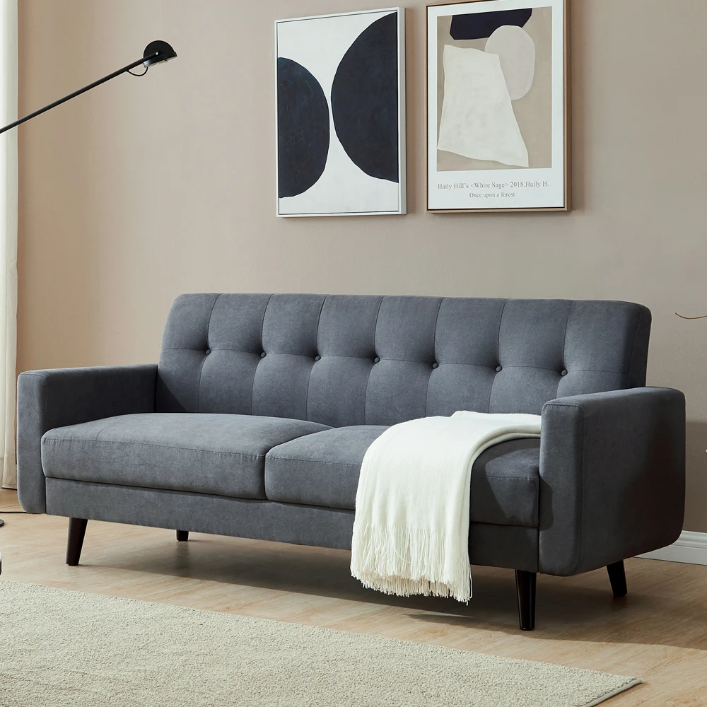 

Mid-Century Sofa Living Room Furniture Fabric Couch Modern Sofa Bed Home Furniture Drop Shipping