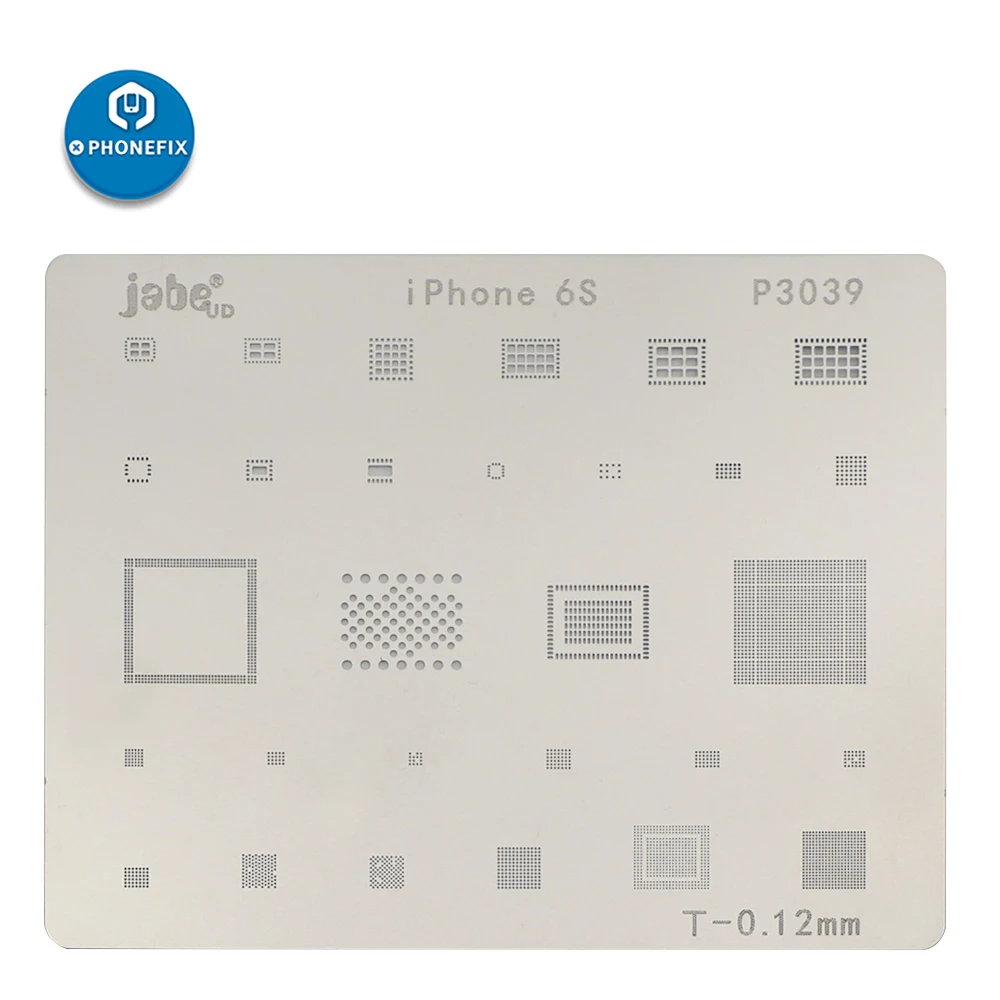 PHONEFIX мобильный телефон cpu NAND Flash BGA трафареты шаблон для iPhone X 8 8P 7P 7 6SP 6S 6 P 6 завод жестяная пластина