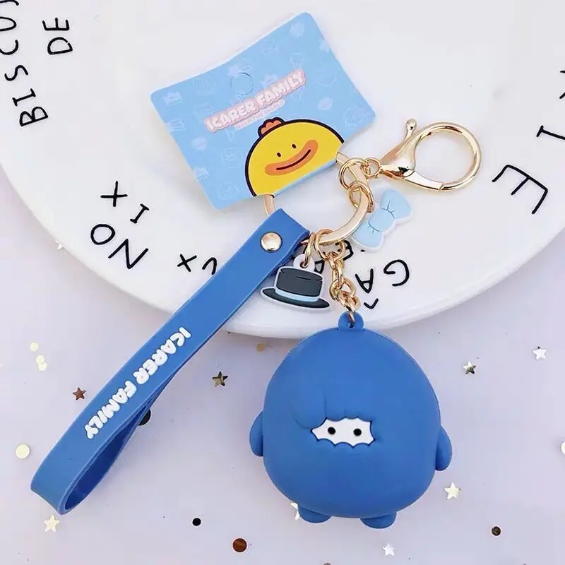 2021 Creative Cute Glue Doll Cloud Bunny Duck Keychain Boy Girl Car Keyring Chain Ring Backpack Pendant Lovers Delicate Gifts | Украшения и
