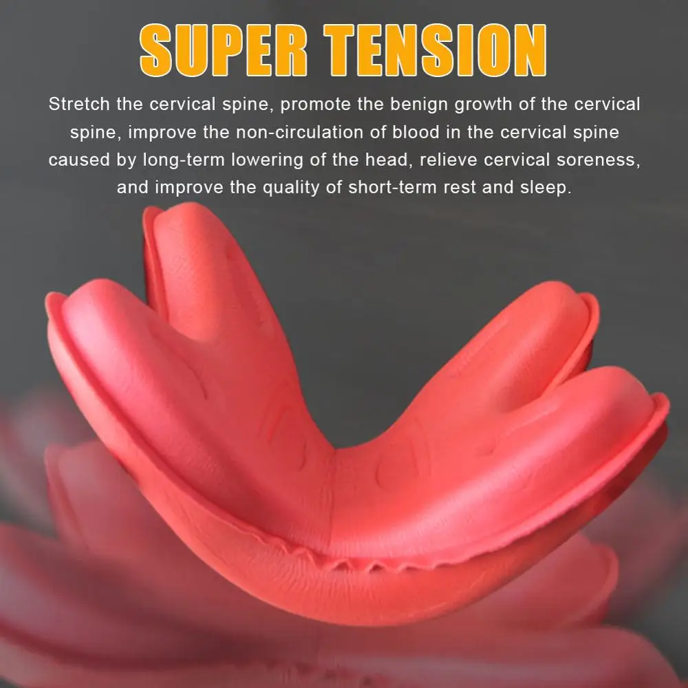 

Professional Neck Shoulders Massager Relieve Pain Cervical Pillow Stretching Relax Head Relieve Pain Cervical Pillow Stretcher