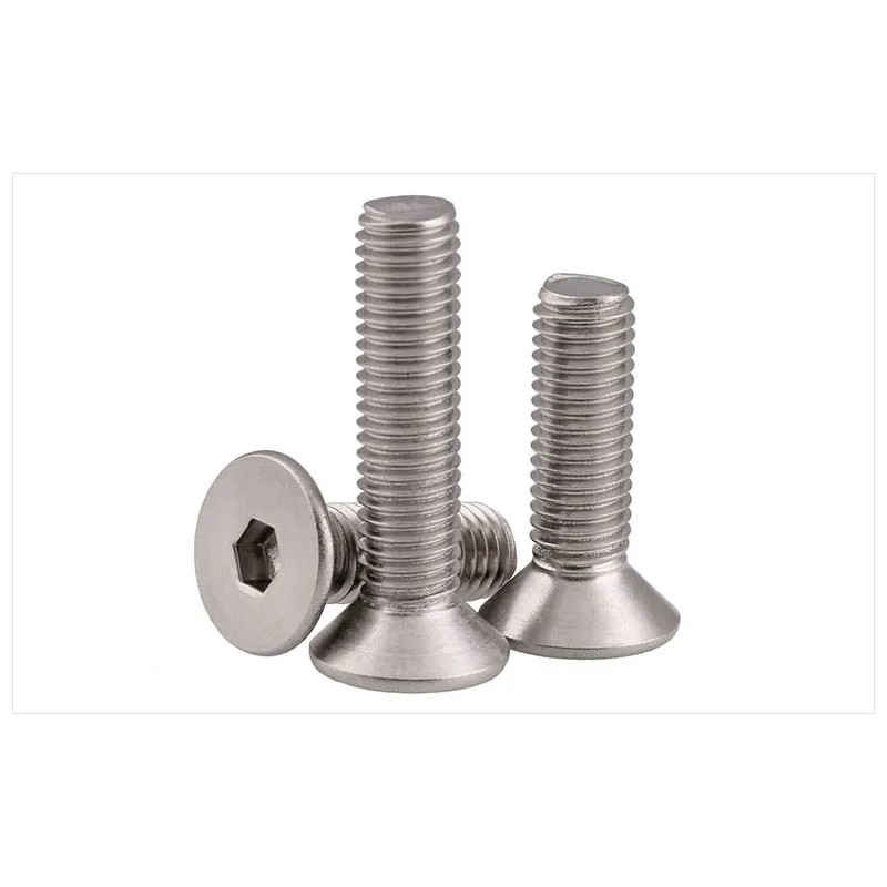Винт с шестигранной головкой и потайной винт плоской стандартные винты 316 из