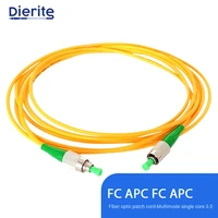 singlemode simplex fc apc fc apc fiber optic patch cable 3 0mm 9125um ftth fiber patch cord optical fiber jumper 1m 3m 5m 10m