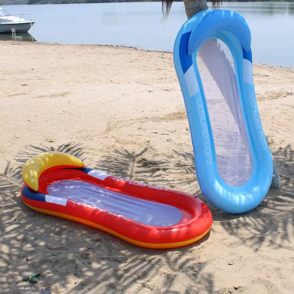 

Inflatable Foldable Floating Row Swimming Pool Water Hammock Air Mattresses Bed Beach Children Adult Water Sports Lounger Chair