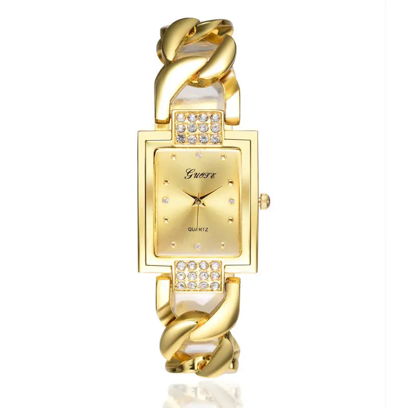 Роскошные женские часы с шипами из сплава темпераментные золотые Shi Ying модный