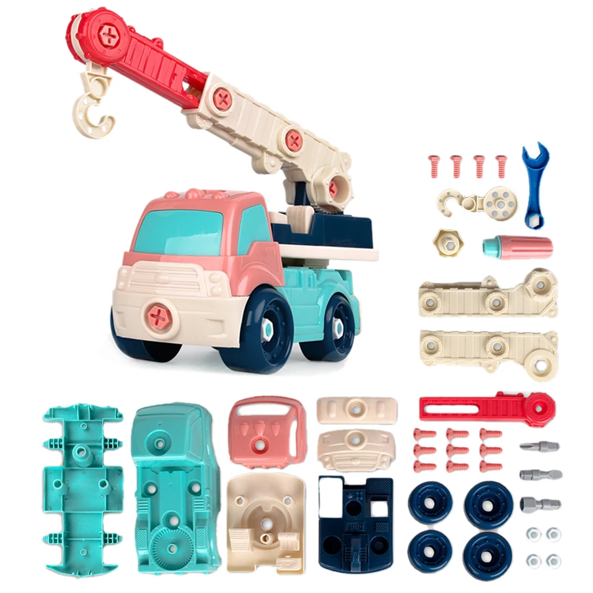 Детские автомобильные игрушки Разборка DIY сборка гайка Строительные Инструменты