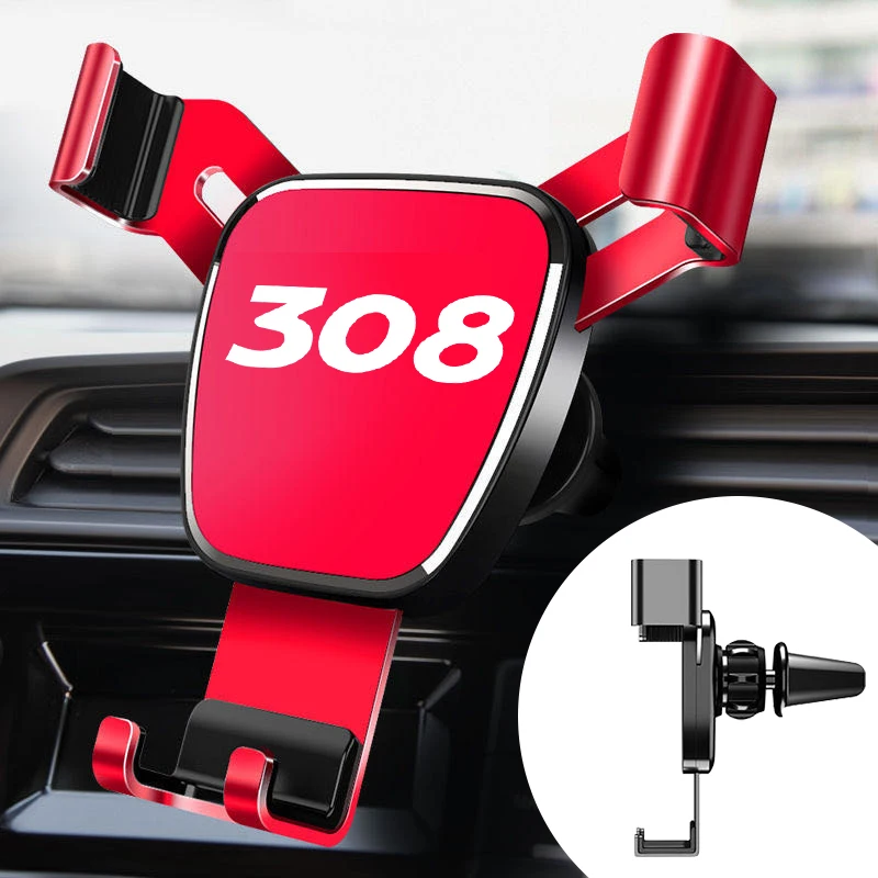 

For Peugeot 307 308 207 208 408 508 NEW Metal Phone Holder Car Air Outlet-Holder Mobile Phone Car Navigation Mobile Phone Holder